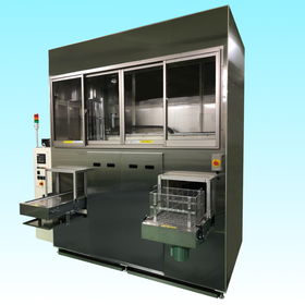 Fluorine-based solvent-compatible cleaning device