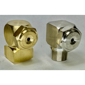 "Extensive cleaning with coarse water droplets" Circular full-surface spray nozzle